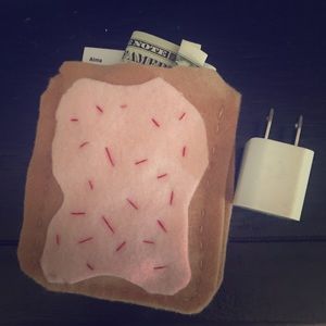 Pop tart money/ birth control sleeve